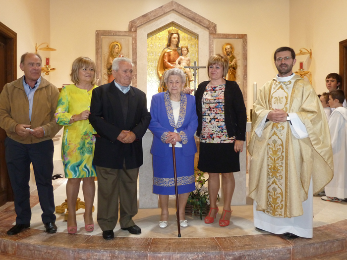 Mecerreyes, Romería Virgen del Camino 31 de Mayo de 2014. 60 años de casados Tori y Maria