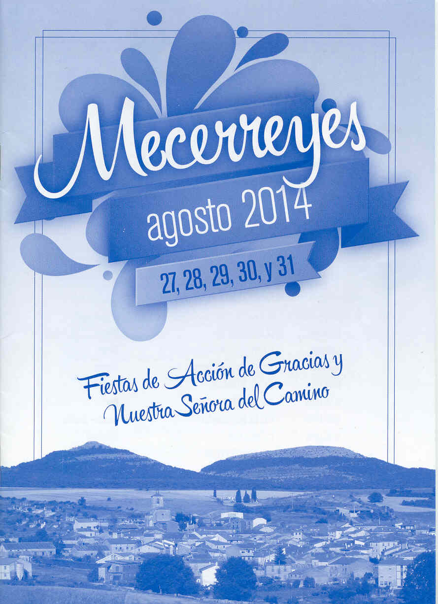Mecerreyes, Programa Fiestas 27 a 31-08-2014