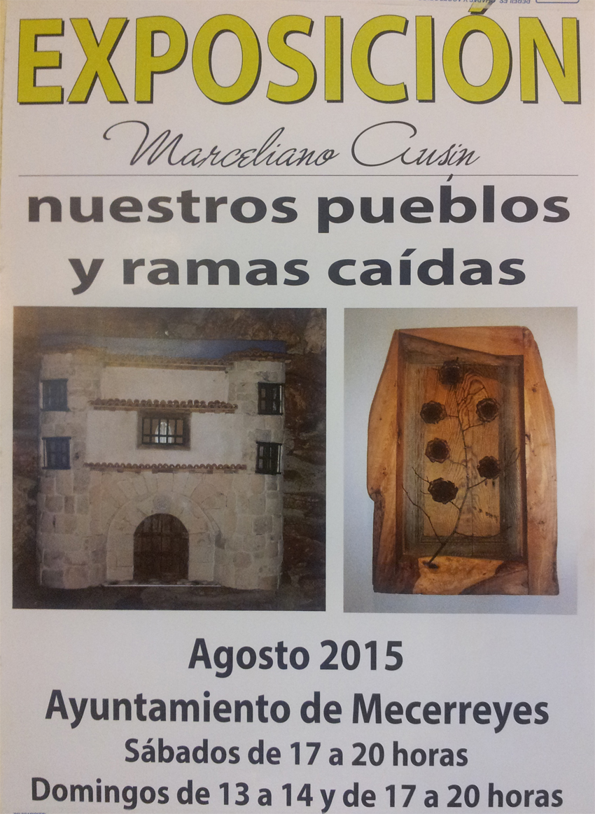 Mecerreyes, Cartel Exposición Marce Ausín, 2015