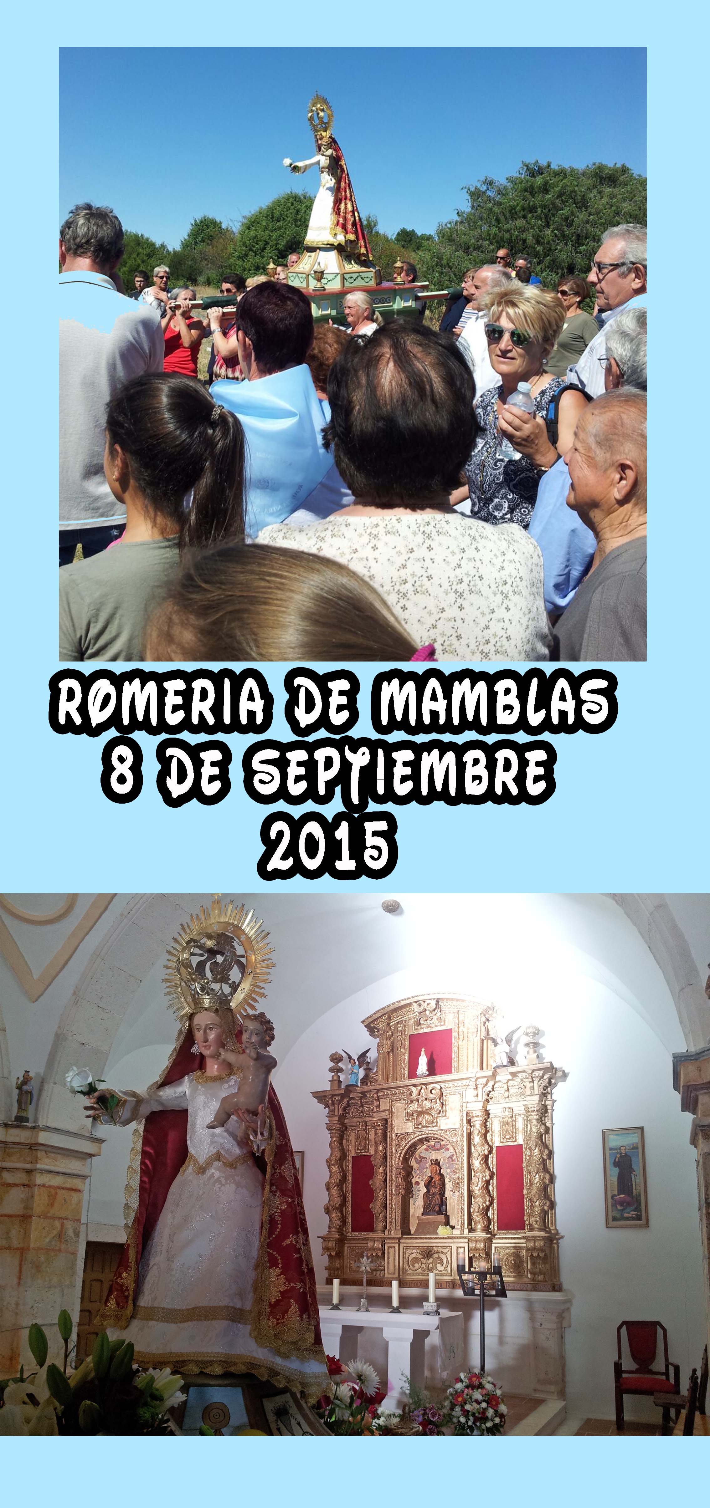 Romería de Mamblas, 8 septiembre 2015