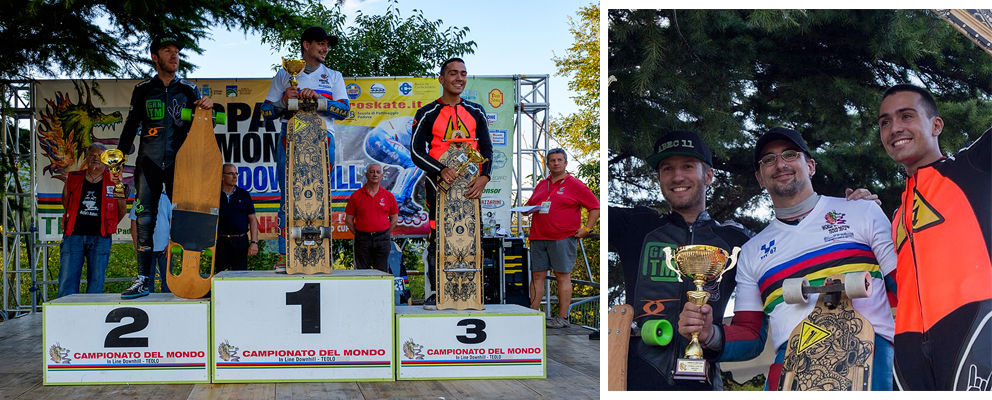 Classic Luge: After taking the fastest qualifying times in Classic and Street Luge Mikel EchegarayDiez takes the win in Classic Luge with Luca Santolamazza in 2nd and taking the 3rd spot on the podium was Pablo Fouz Rey.