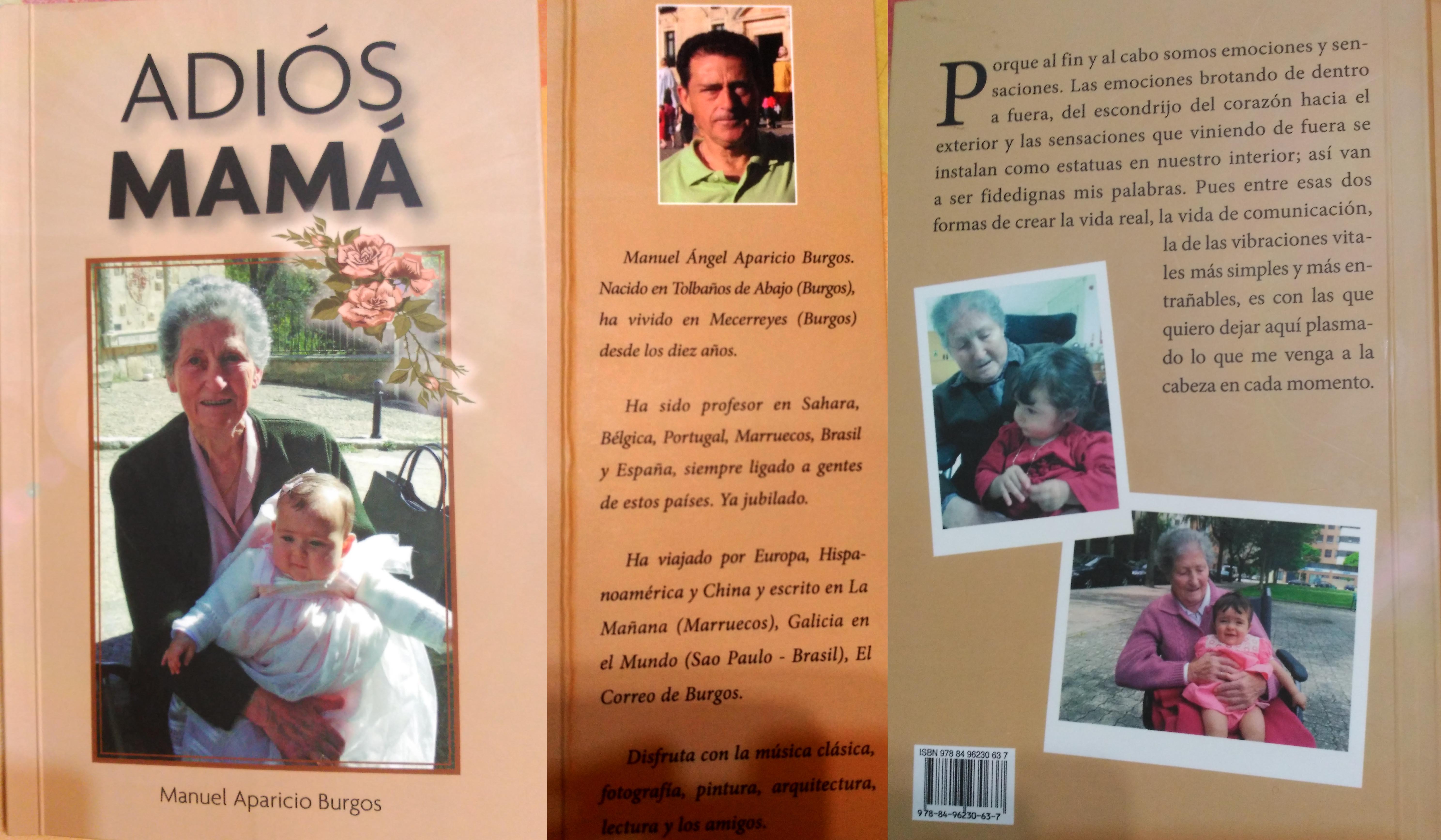 Libro, Adiós Mamá por Manuel Aparicio Burgos (Mecerreyes)
