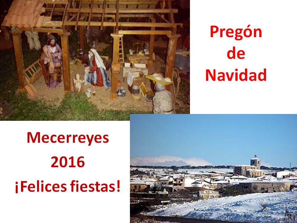 Pregón de Navidad- Mecerreyes 2016, Diapositiva1