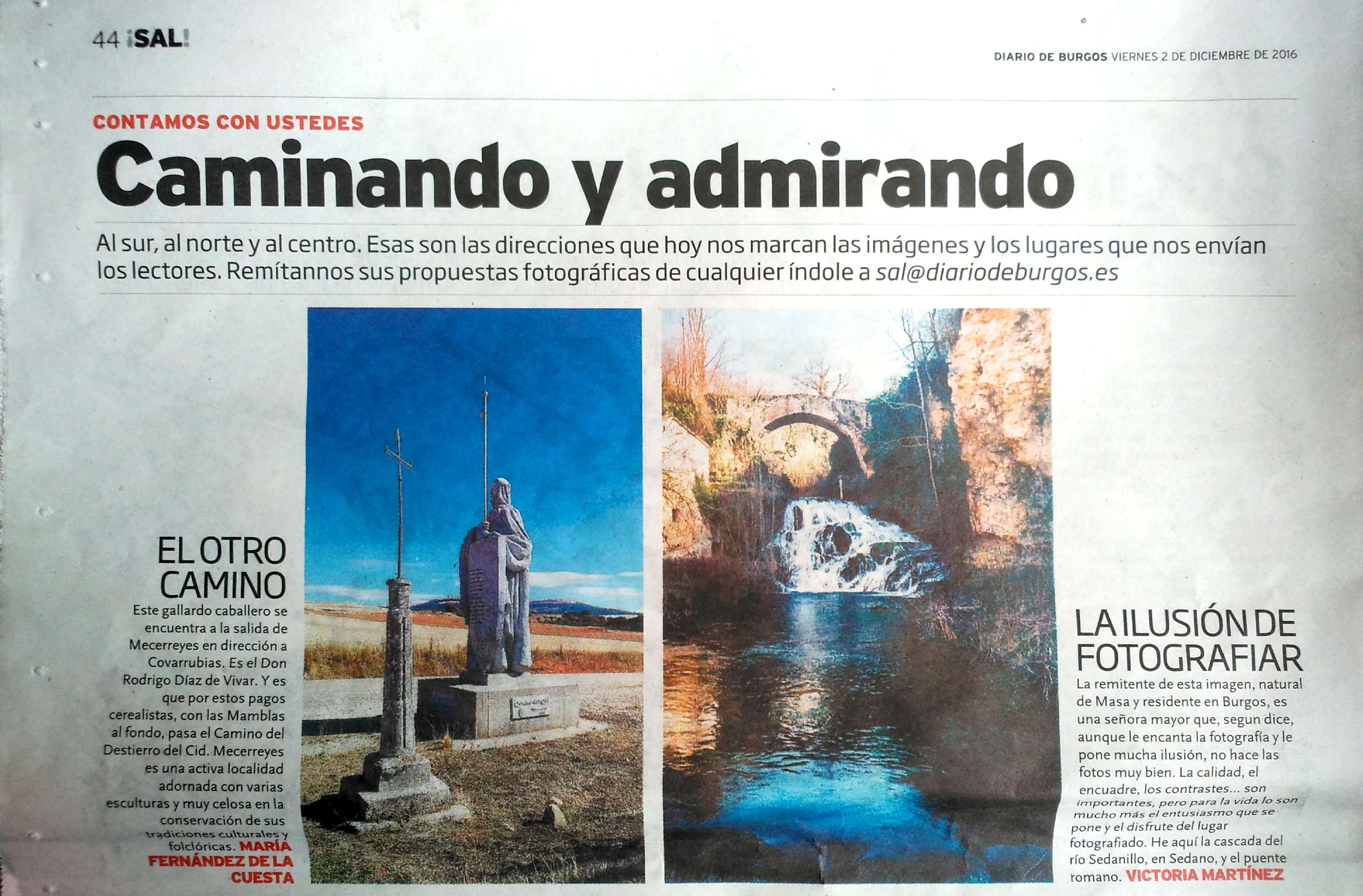 Diario de Burgos, 2-12-2016